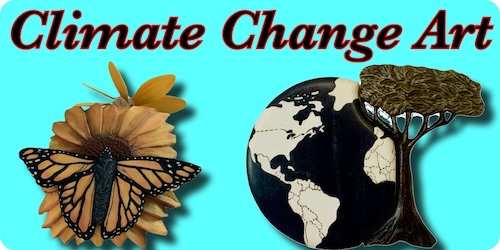 Climate Change Art, climate change, #dwcarving #climatechange 